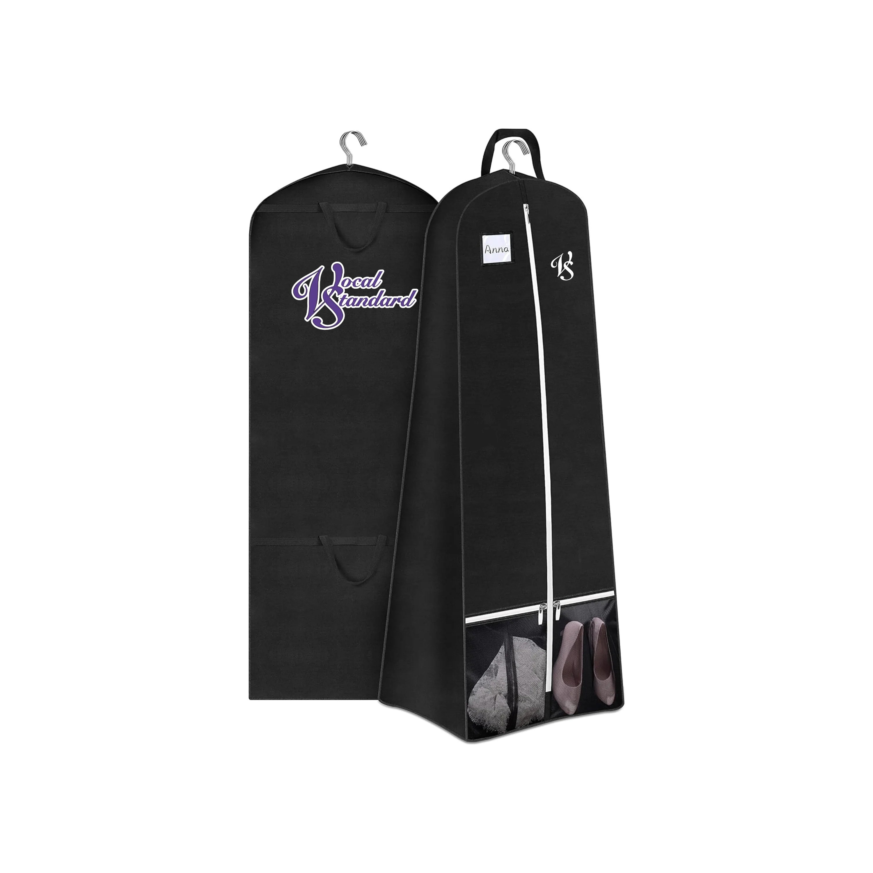 Vocal Standard Extra long Garment Bags for Dresses, Coats, Suits, et