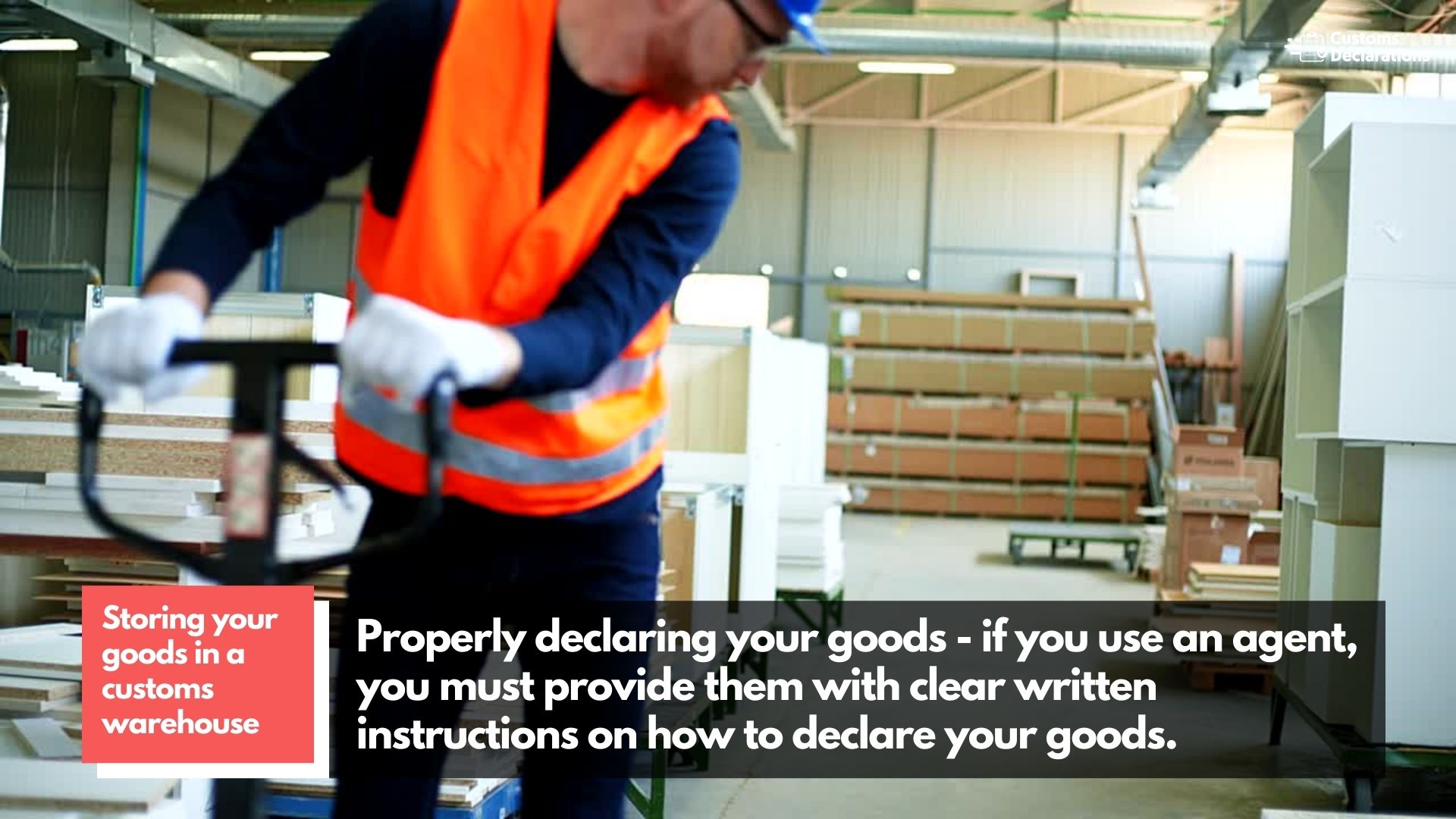 Customs Procedures A quick guide to using customs warehousing to store the goods and delay