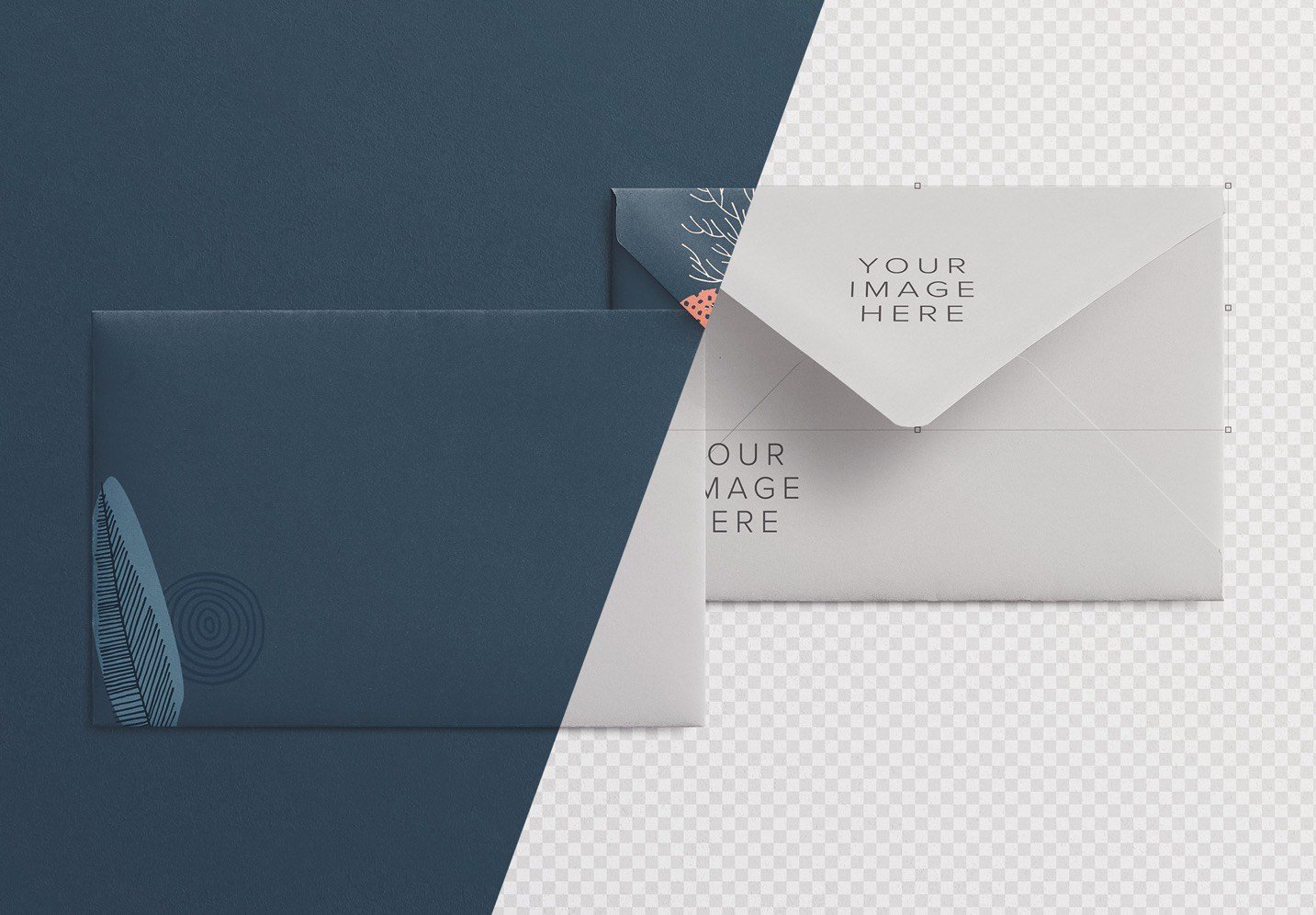 A7 Envelope Mockup Custom Scene