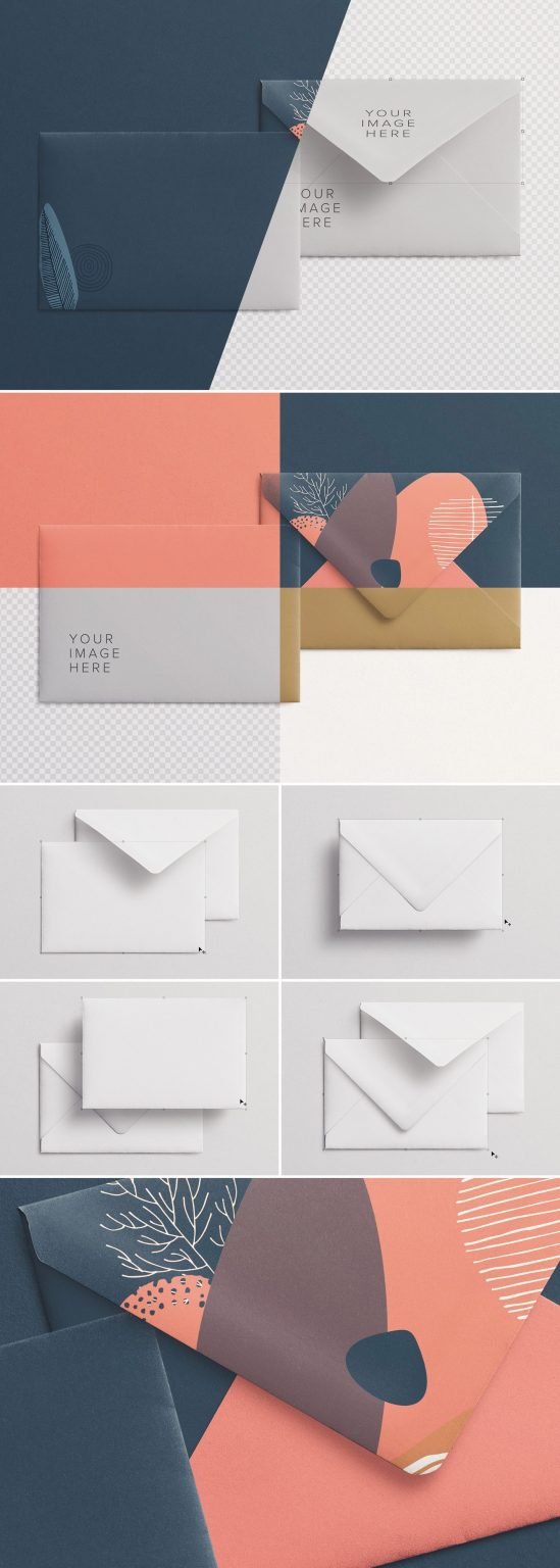 A7 Envelope Mockup Custom Scene