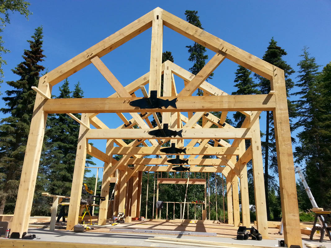 Kenai Alaska Timber Frame Home Custom Timber Frames