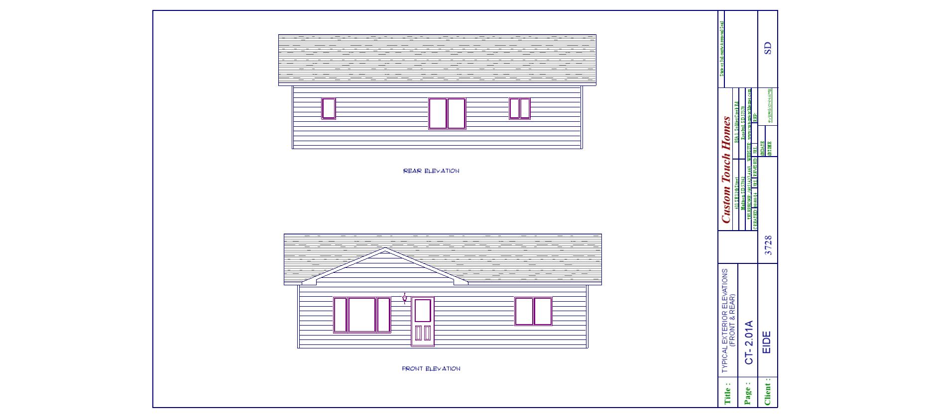 Eide For Sale / Available for Viewing Custom Touch Homes