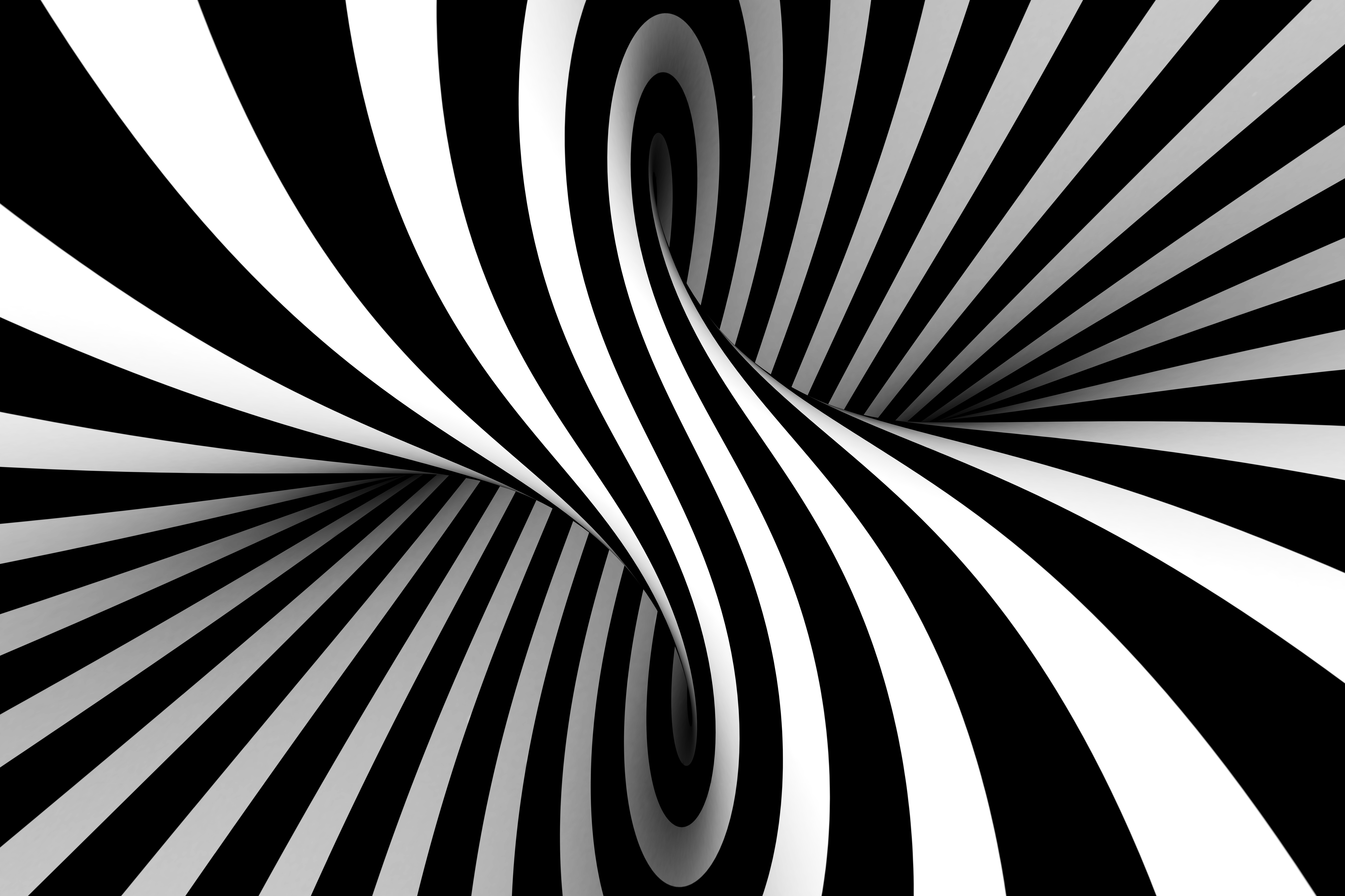 Black and white abstract Custom Wallpaper