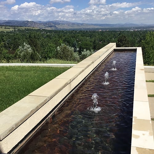Contemporary Water Features Denver Art Of The Yard