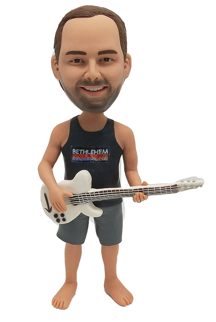 Guitar Custom Bobble Head Rocker Male Bobblehead [0C6754] 72.98