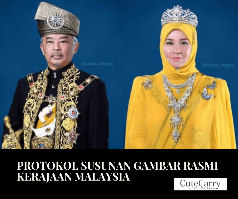 Susunan Gambar Agong Mengikut Protokol 2020