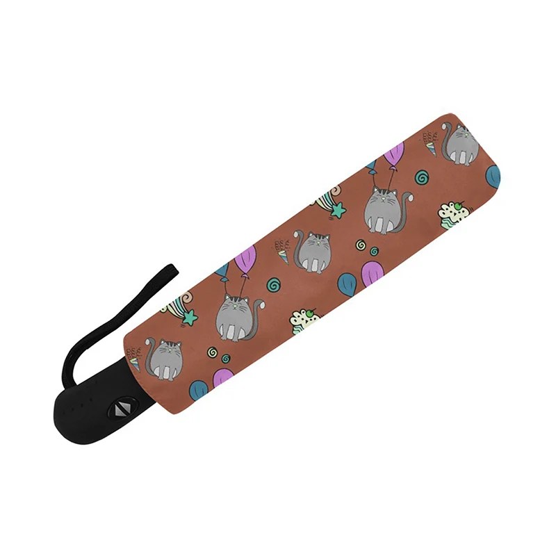 Cat Lover AntiUV Automatic Umbrella Cute Cats Store