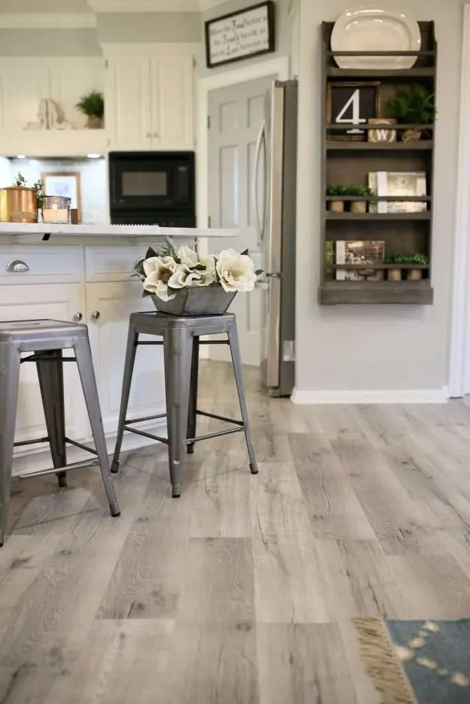 Updating a Kitchen with Vinyl Engineered Plank Flooring