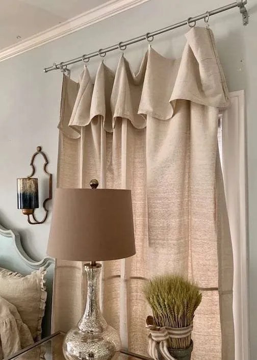 How to Make No Sew Drop Cloth Curtains CuterTudor