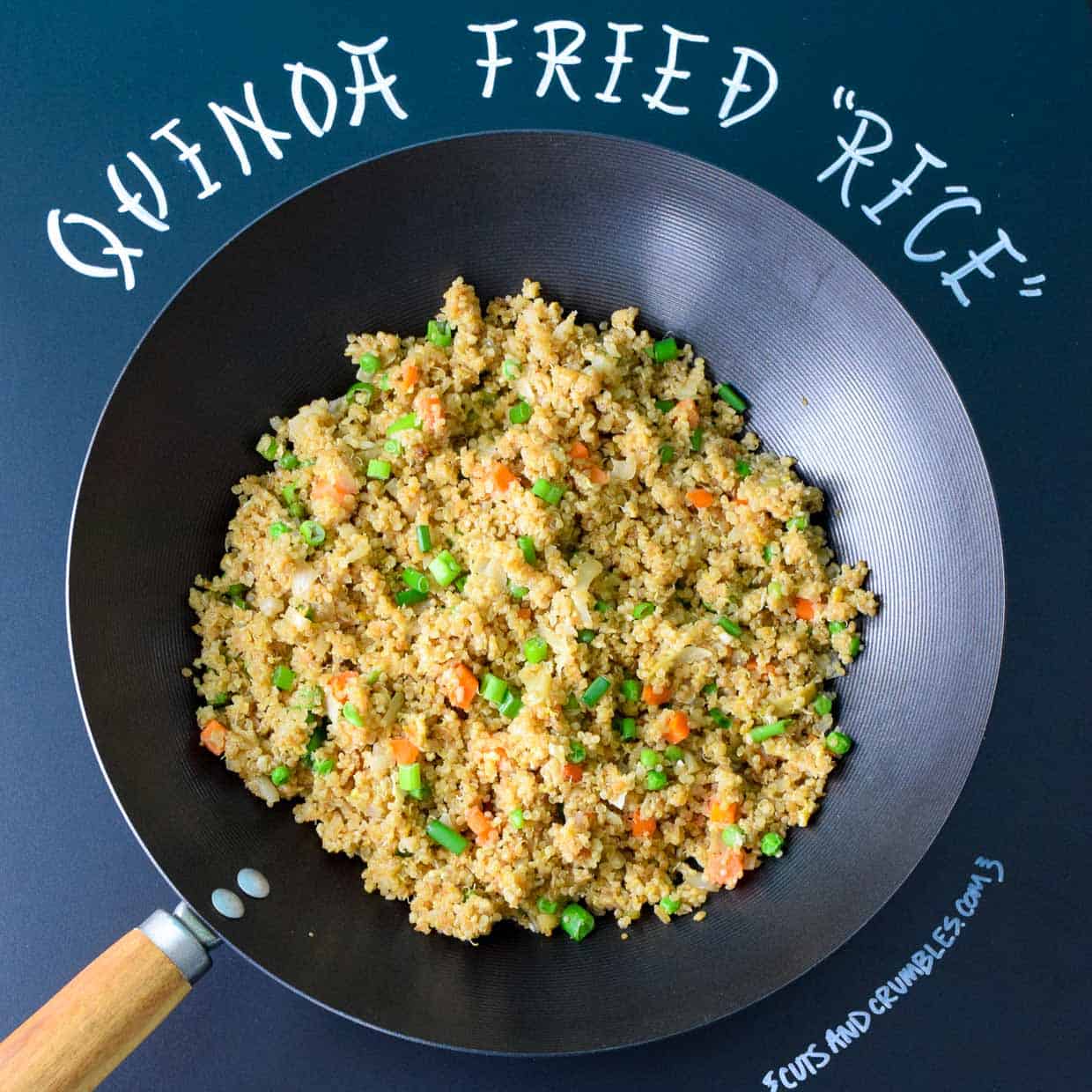 Quinoa Fried "Rice" Cuts and Crumbles