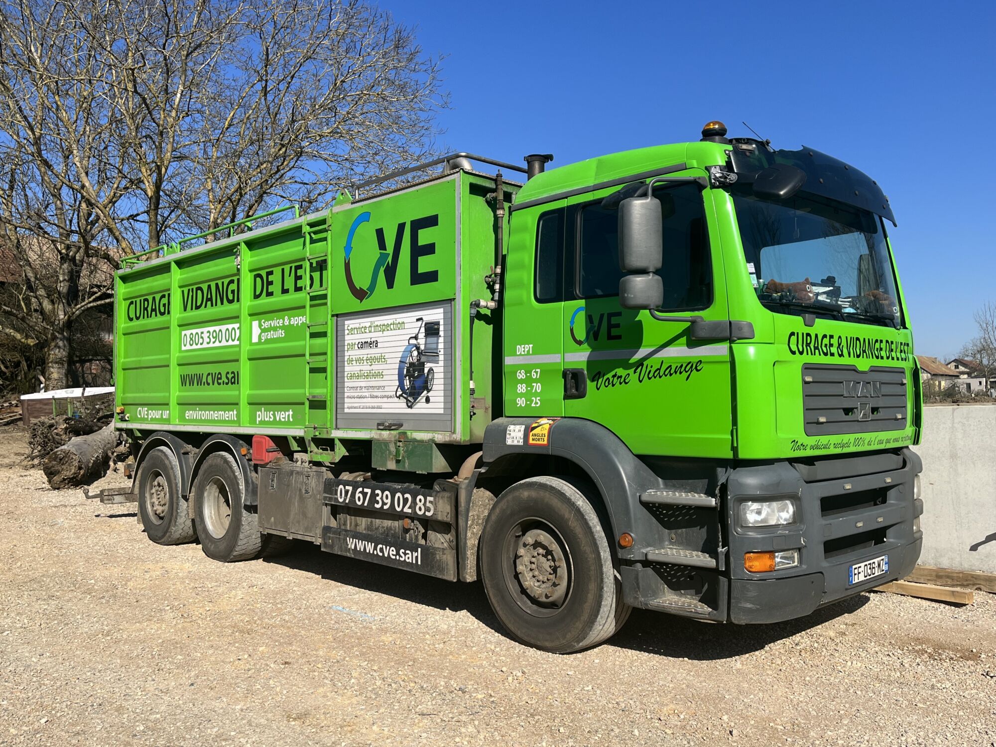 Notre camion de vidange innovant découvrez son fonctionnement ! CVE