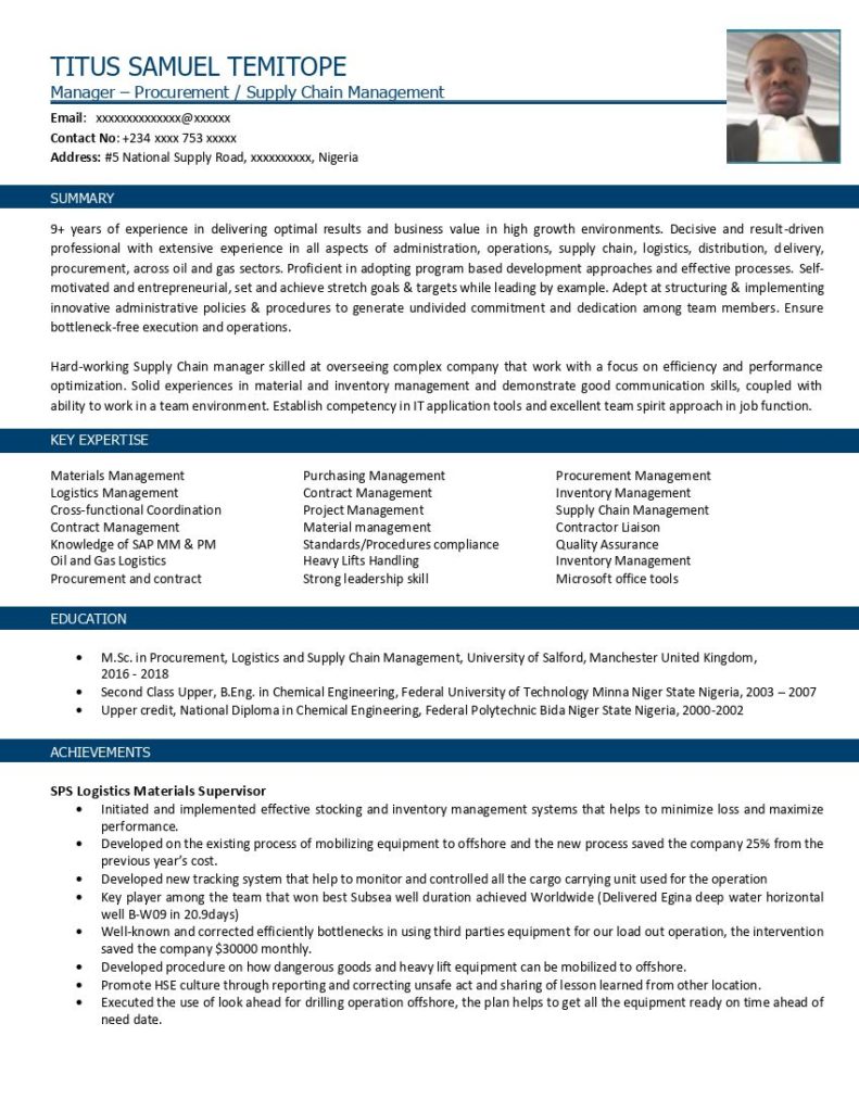 Download Professional CV/Resume Formart in India USA Dubai ATS