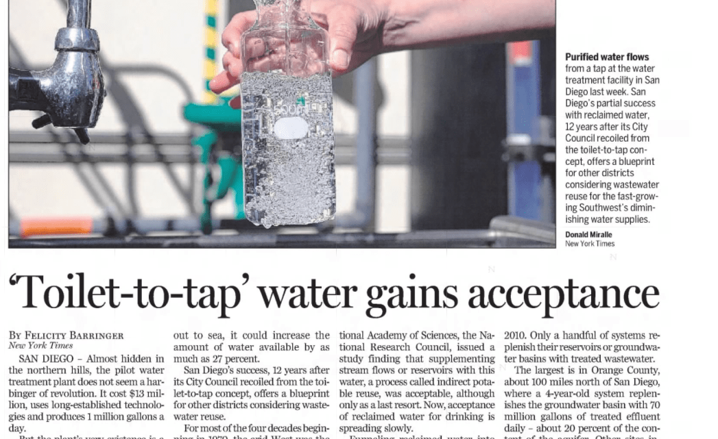 California Water HistoryThe Origin of ‘ToilettoTap’ California