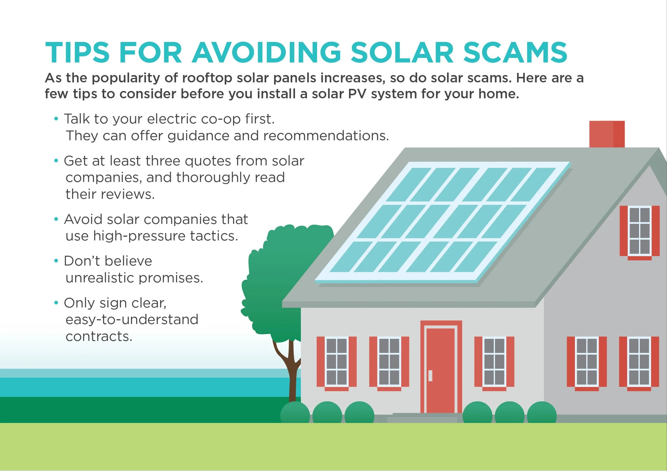 Avoid Solar Energy Scams Central Wisconsin Electric Cooperative