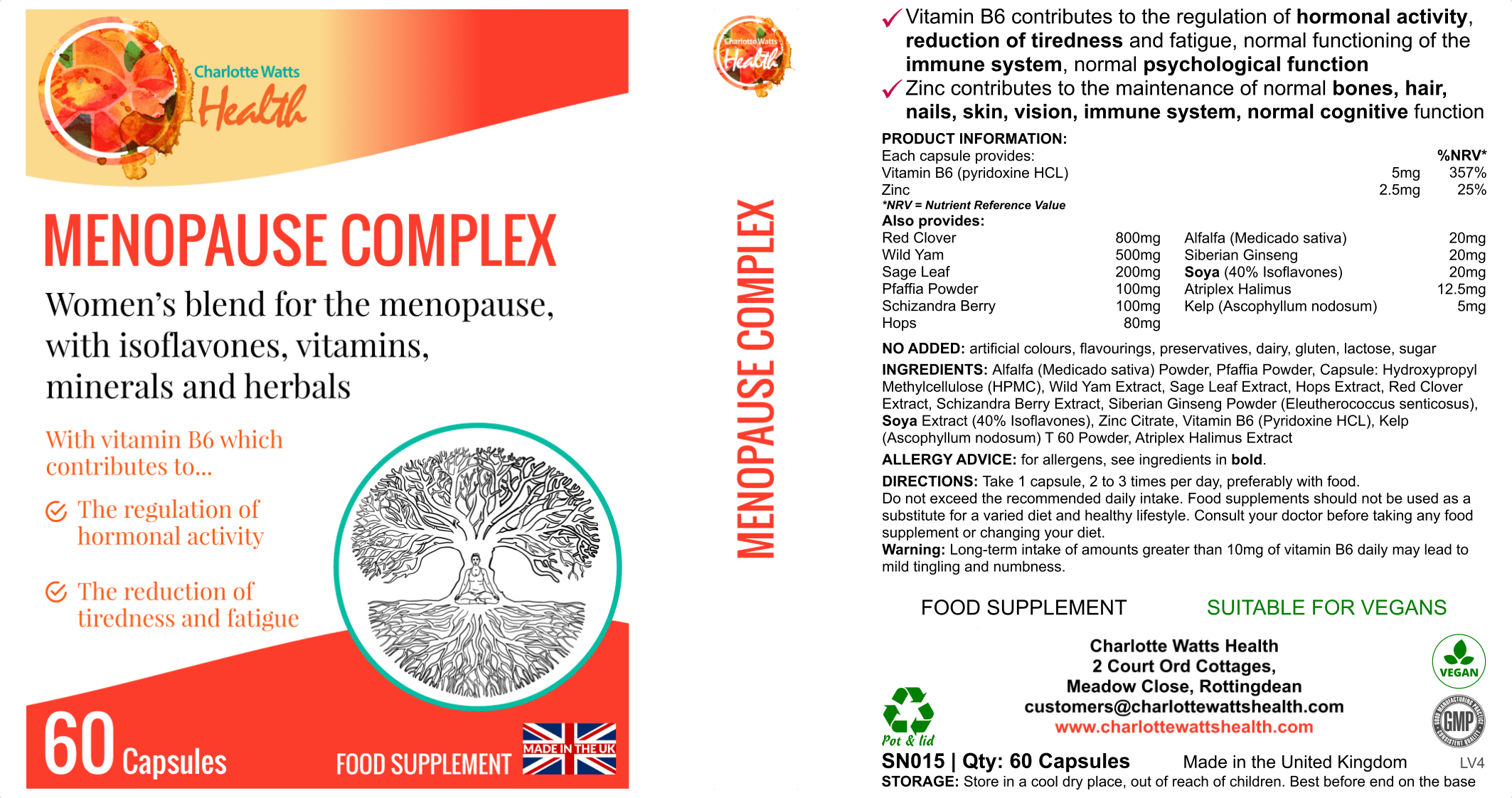 MENOPAUSE COMPLEX Charlotte Watts Health