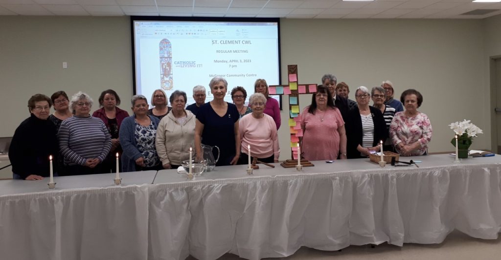 St. Clement Parish Council (McGregor) The Catholic Women's League of