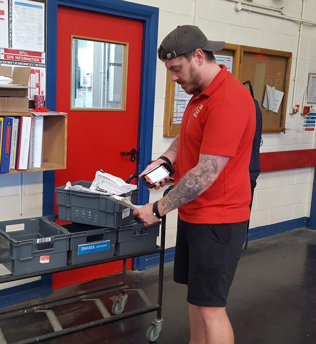 CWU Postmen and postwomen collecting Britain’s test kits