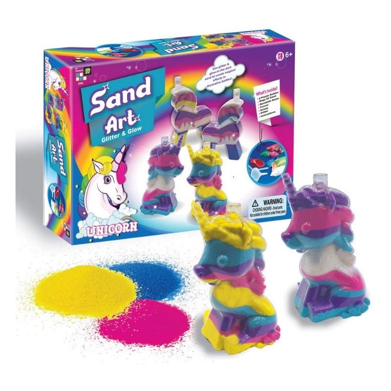 Unicorn Sand Art Glitter & Glow Kit for Kids CXC Toys & Baby Stores