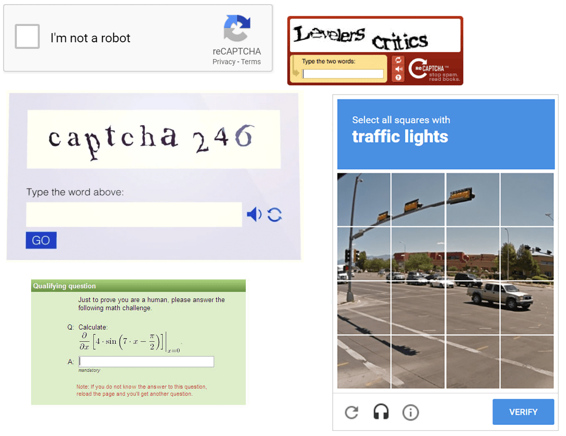 CAPTCHA cos'è? - Libro Sicurezza Informatica
