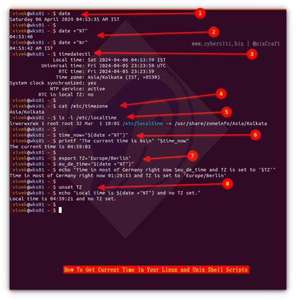 How To Get Current Time In Shell Script nixCraft