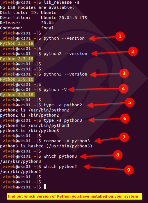 How To Find Python Version on Linux or Unix nixCraft