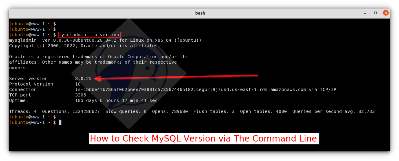 How To Find MySQL Version in Linux using the CLI nixCraft