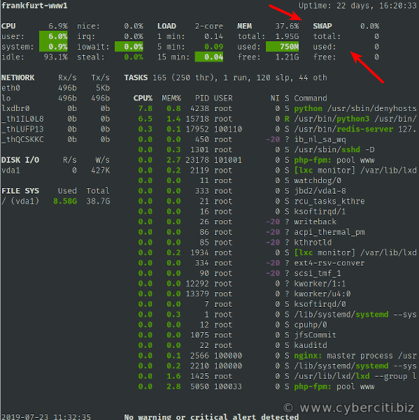How To Check Swap Usage Size and Utilization in Linux nixCraft