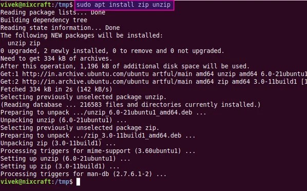 How To Create Zip File In Linux Server Create Info