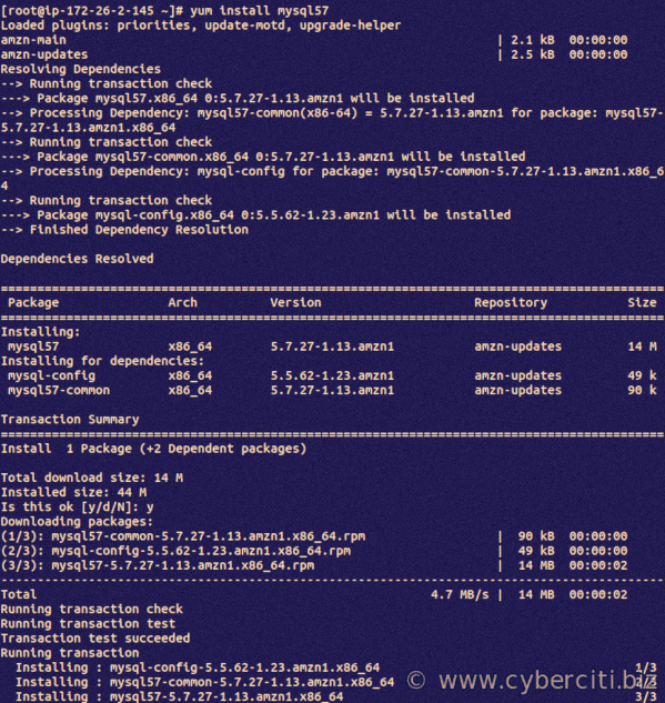 Amazon Linux AMI install mysql client programs for RDS nixCraft