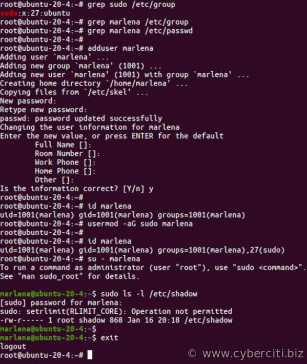 Add a new user account with admin access on Linux nixCraft