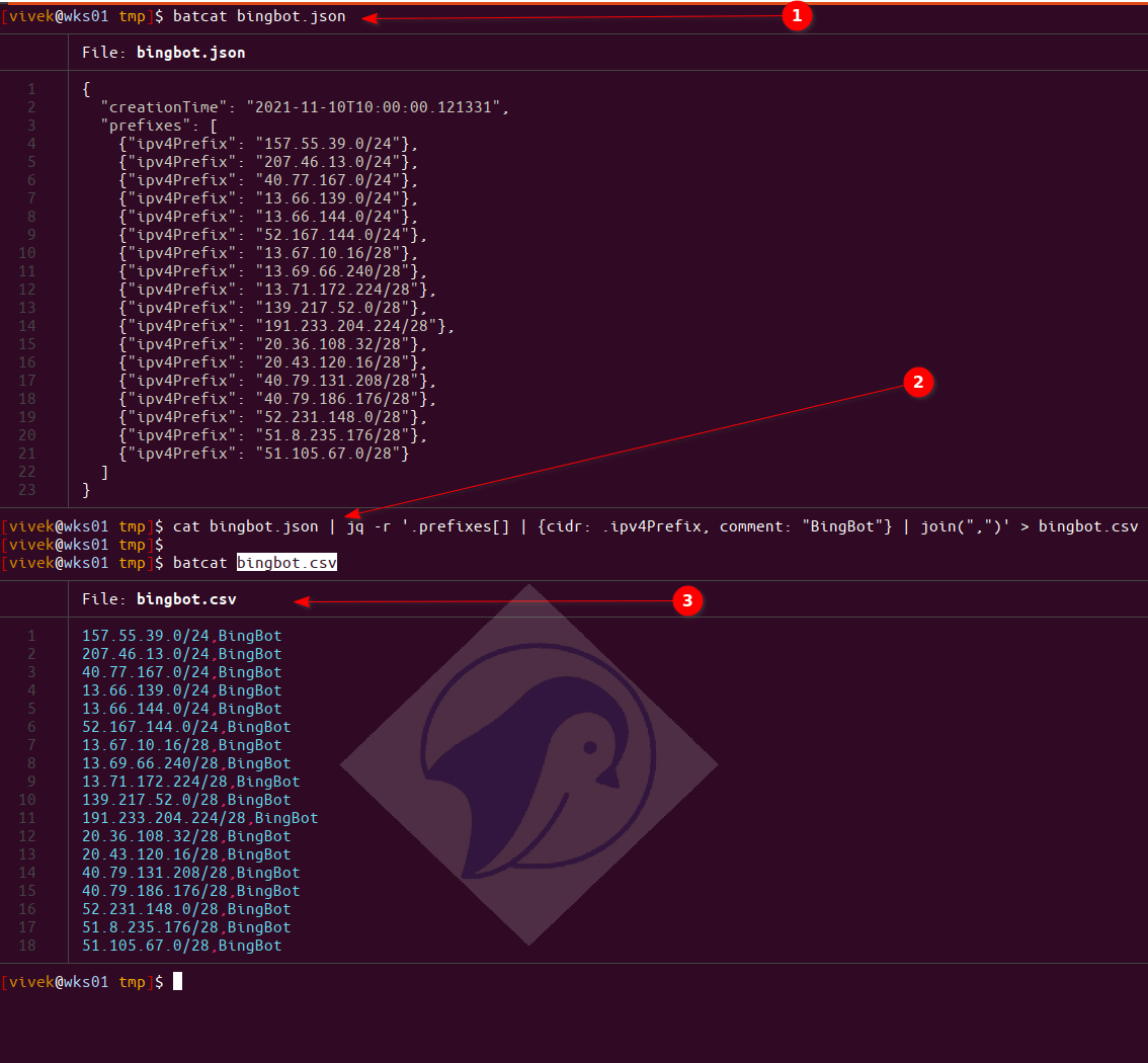 How to convert JSON to CSV using Linux / Unix shell nixCraft