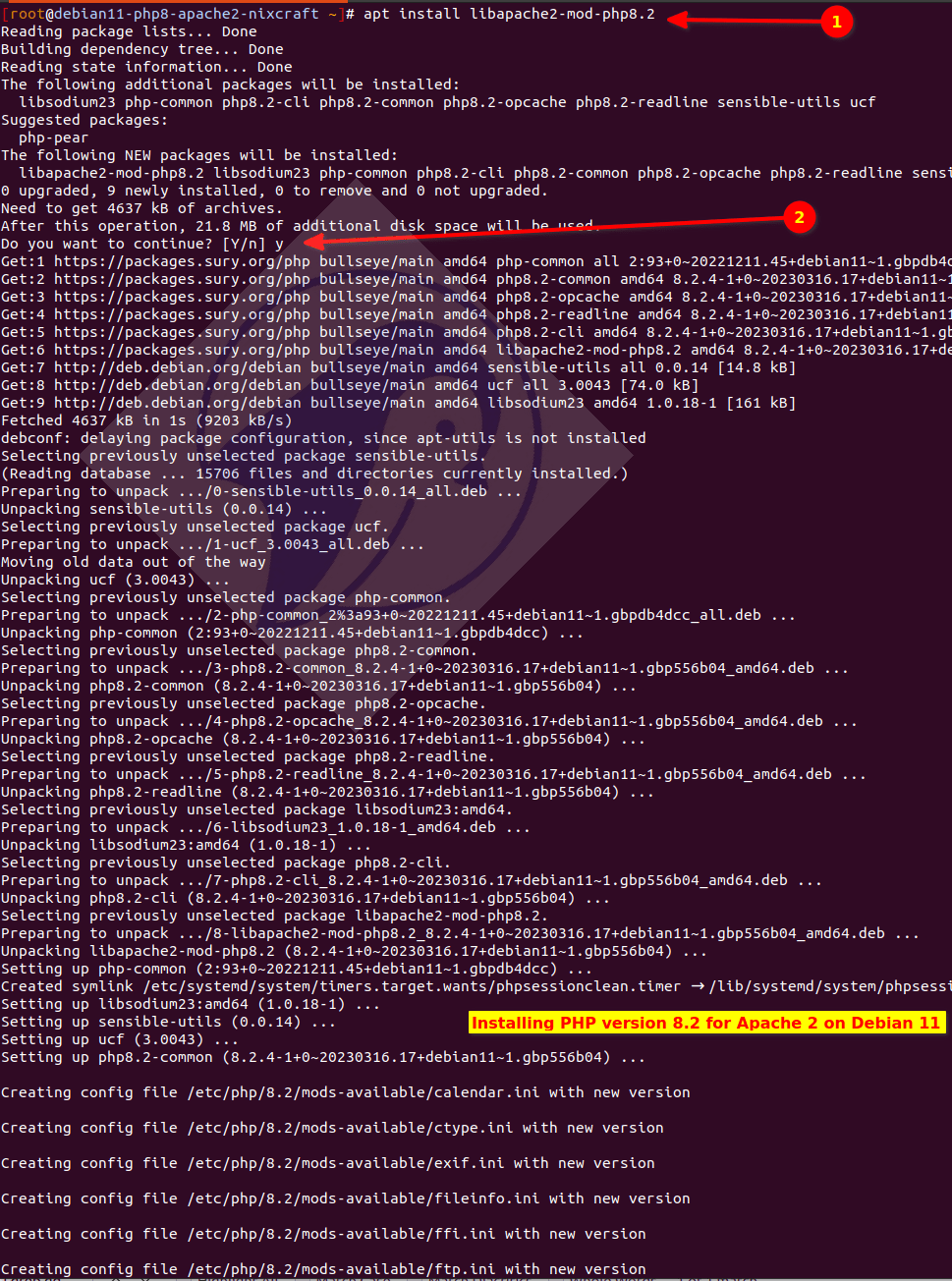 How to install PHP 8.2 with Apache on Debian 11 Linux nixCraft