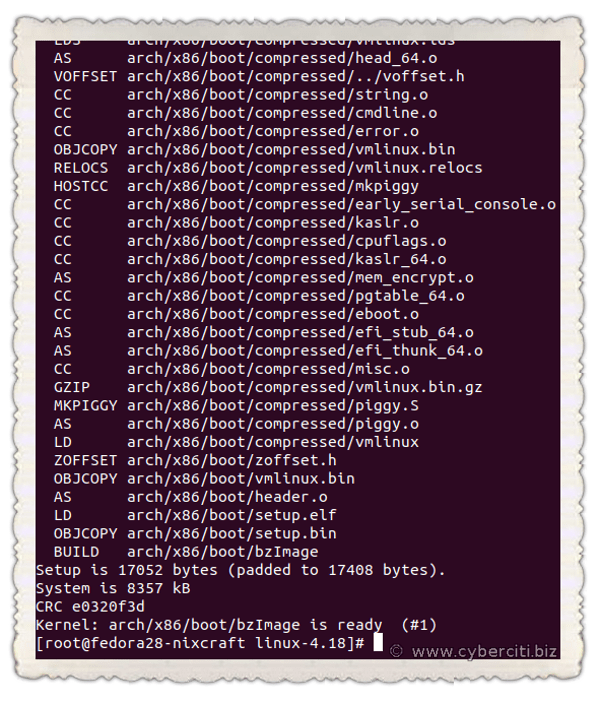 Sameh Attia How to compile and install Linux Kernel 4.19 from source code