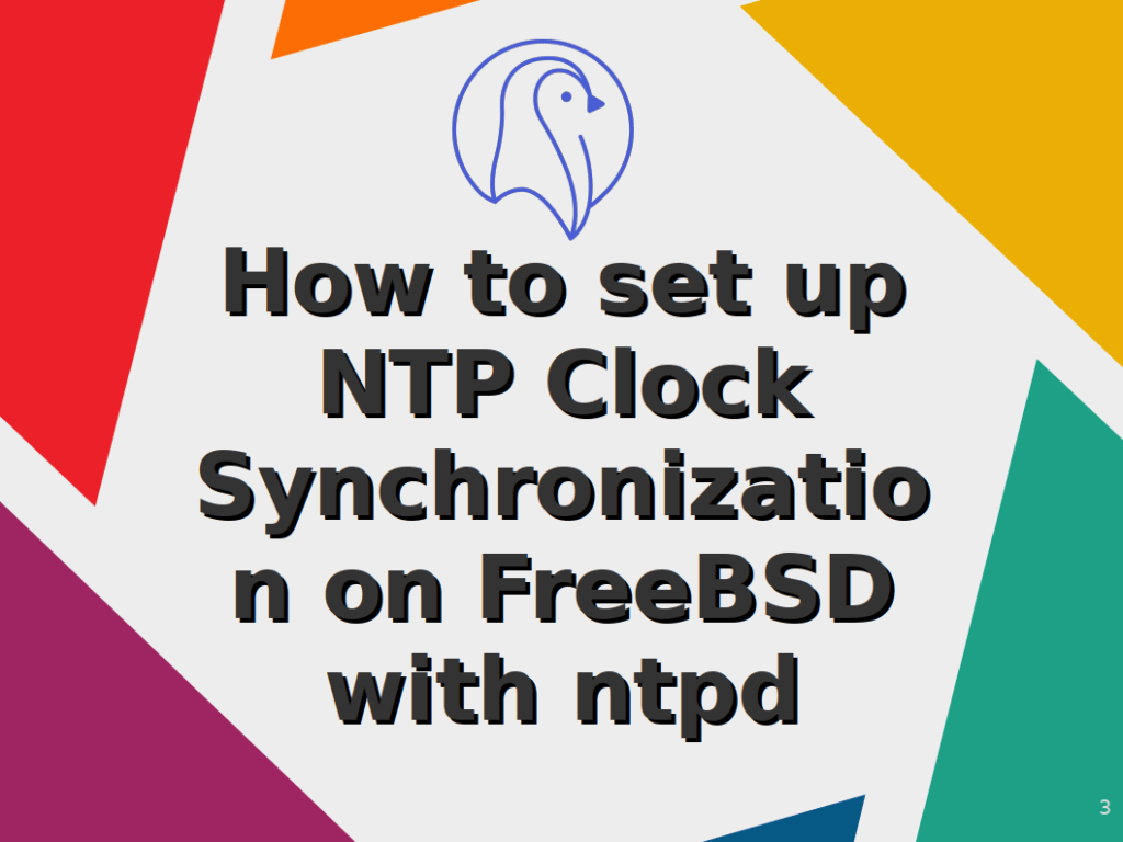How to set up NTP Clock Synchronization on FreeBSD with ntpd nixCraft