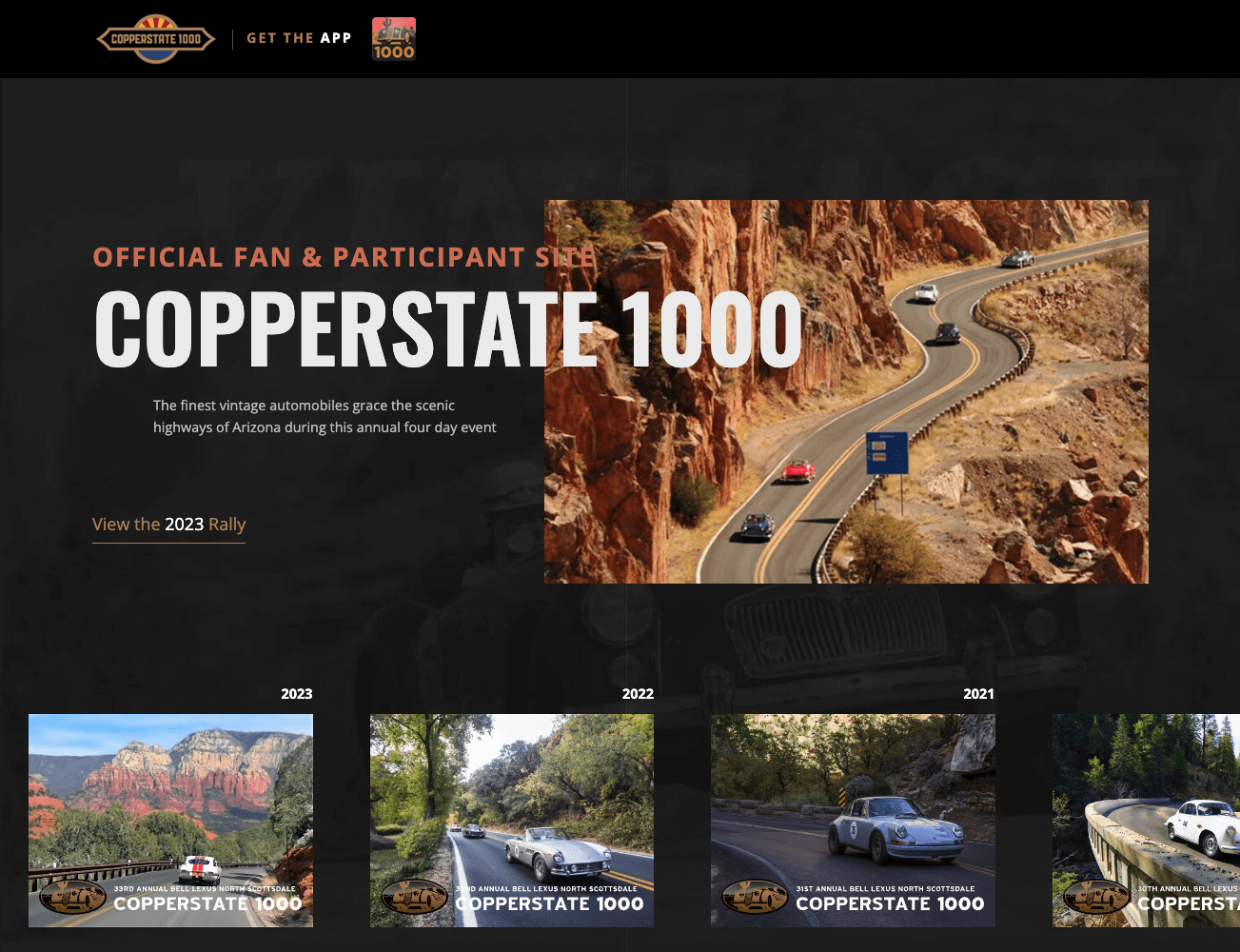 Copperstate 1000 App
