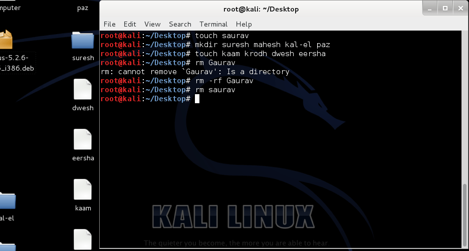 Working on Kali Linux!!