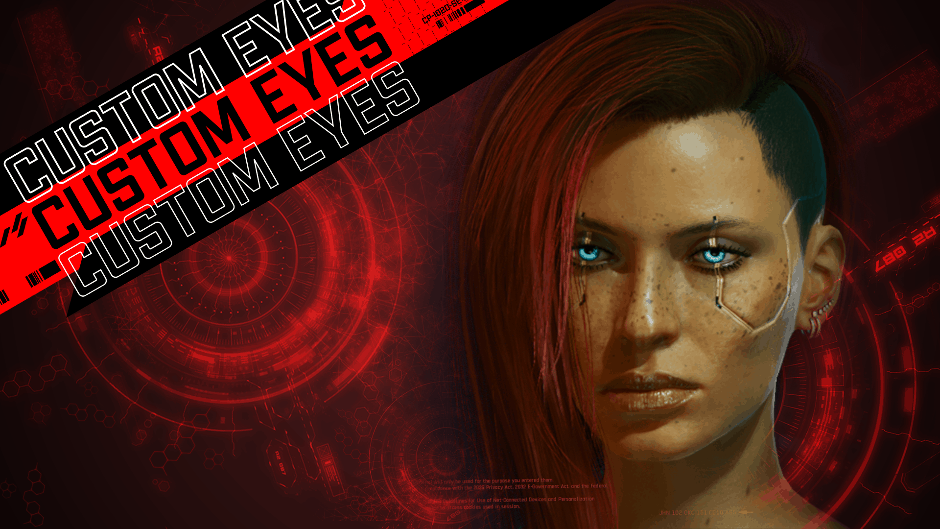 Custom Eye Colors Cyberpunk 2077 Mod