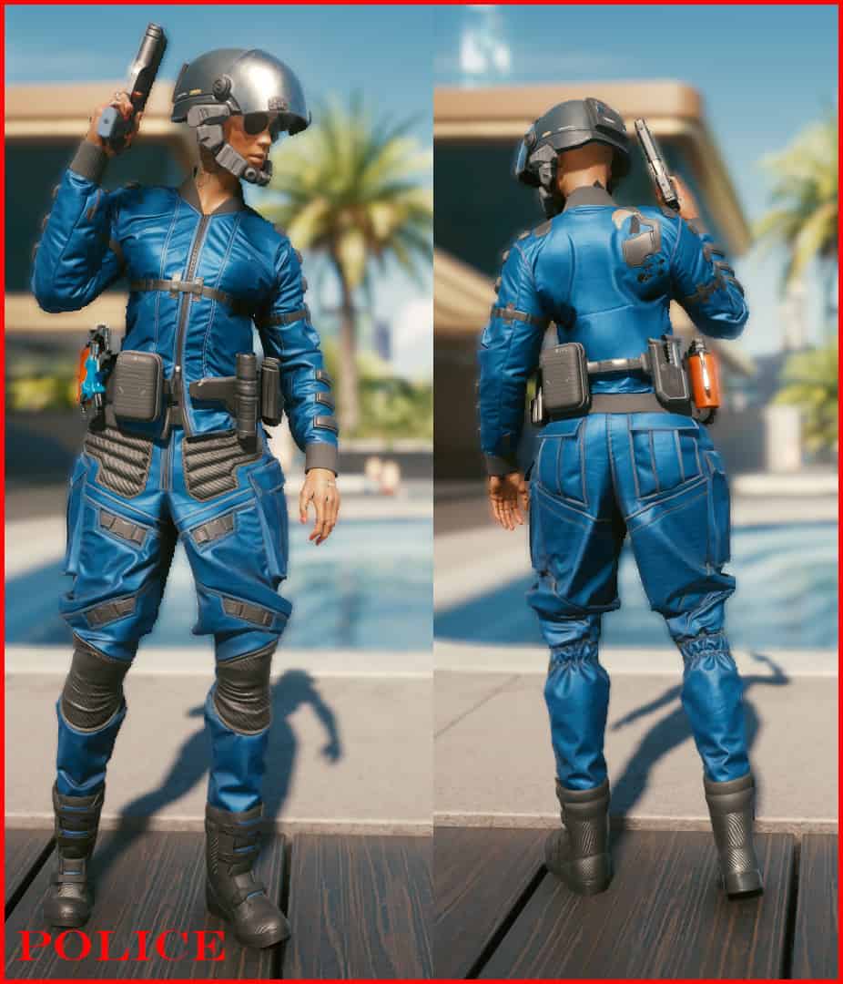 Armor set appearance Cyberpunk 2077 Mod