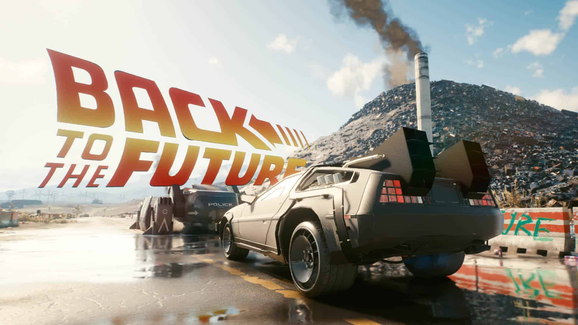 Back to the Future Mod Cyberpunk 2077 Mod
