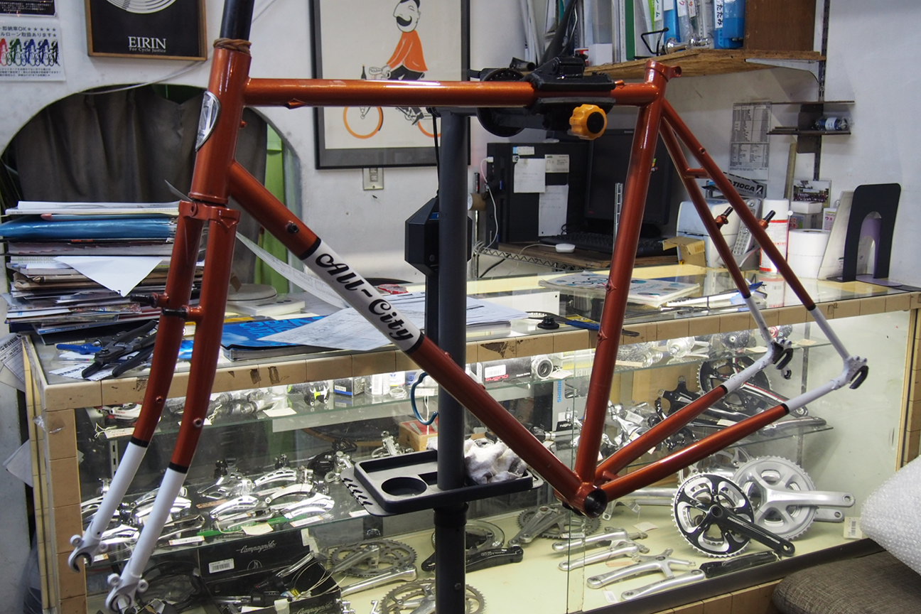 再塗装/リペイント～キャンディカラー～ 京都の中古自転車・新車販売 サイクルショップ エイリン