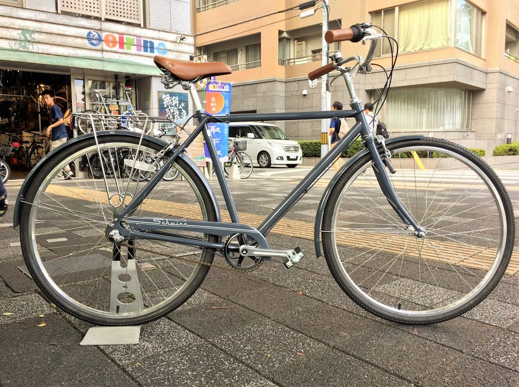 街中をゆったりライド。Schwinn(シュウィン) BRIGHTON2（ブライトン2） 京都の中古自転車・新車販売 サイクルショップ エイリン