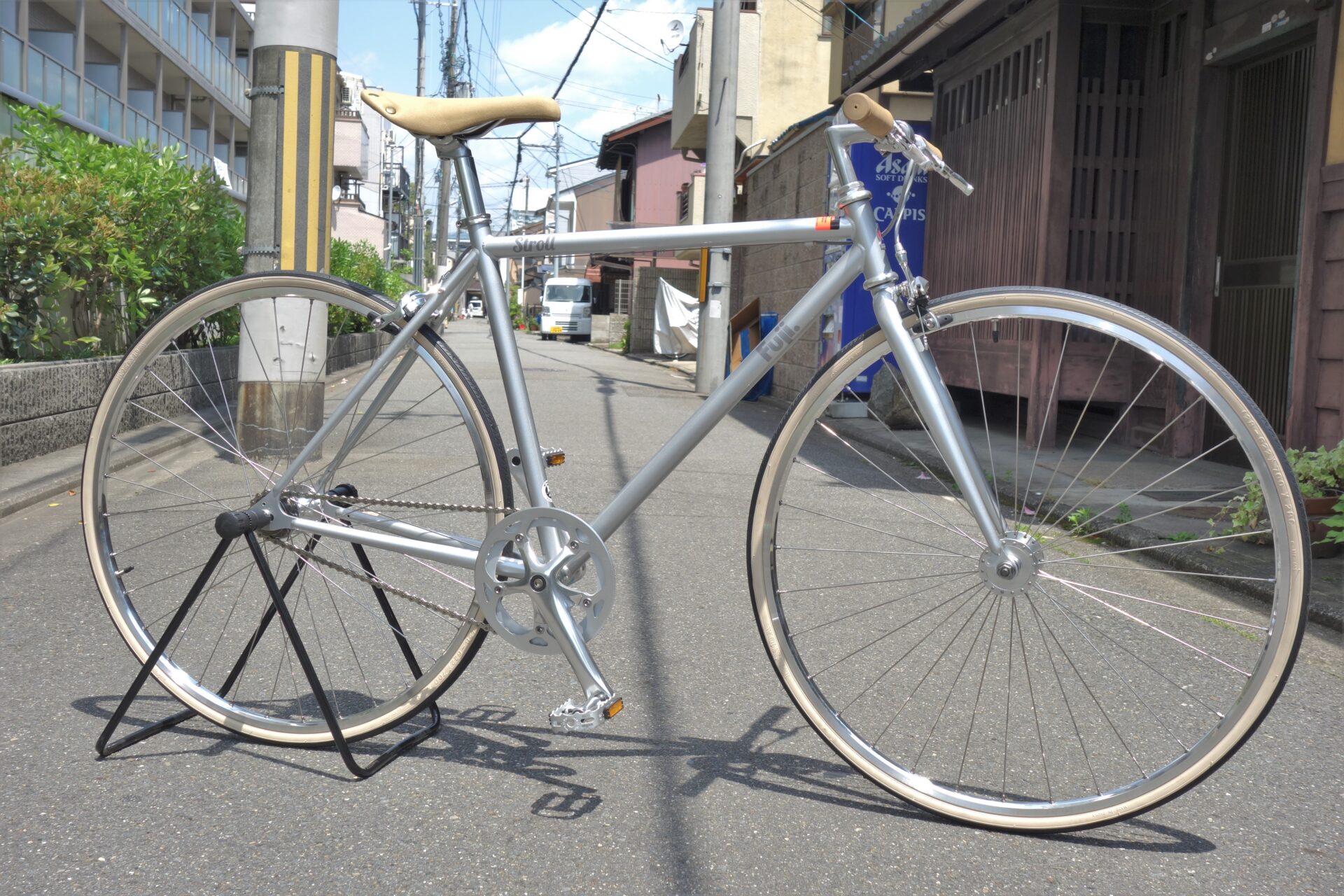 街乗りにピッタリ！！オシャレなシングルスピード！！～FUJI BIKES STROLL 京都の中古自転車・新車販売 サイクルショップ エイリン