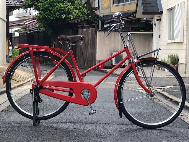 【USED】郵便車風実用車が入荷致しました！昔ながらの安定感抜群の自転車をご紹介！ 京都の中古自転車・新車販売 サイクルショップ エイリン