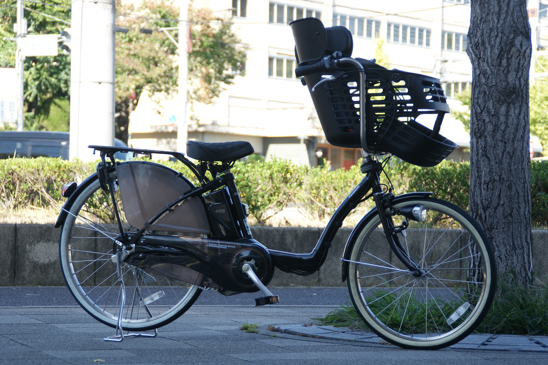 【安心子供乗せ付き】中古電動アシスト自転車 Panasonic ギュット 2011 京都の中古自転車・新車販売 サイクルショップ エイリン