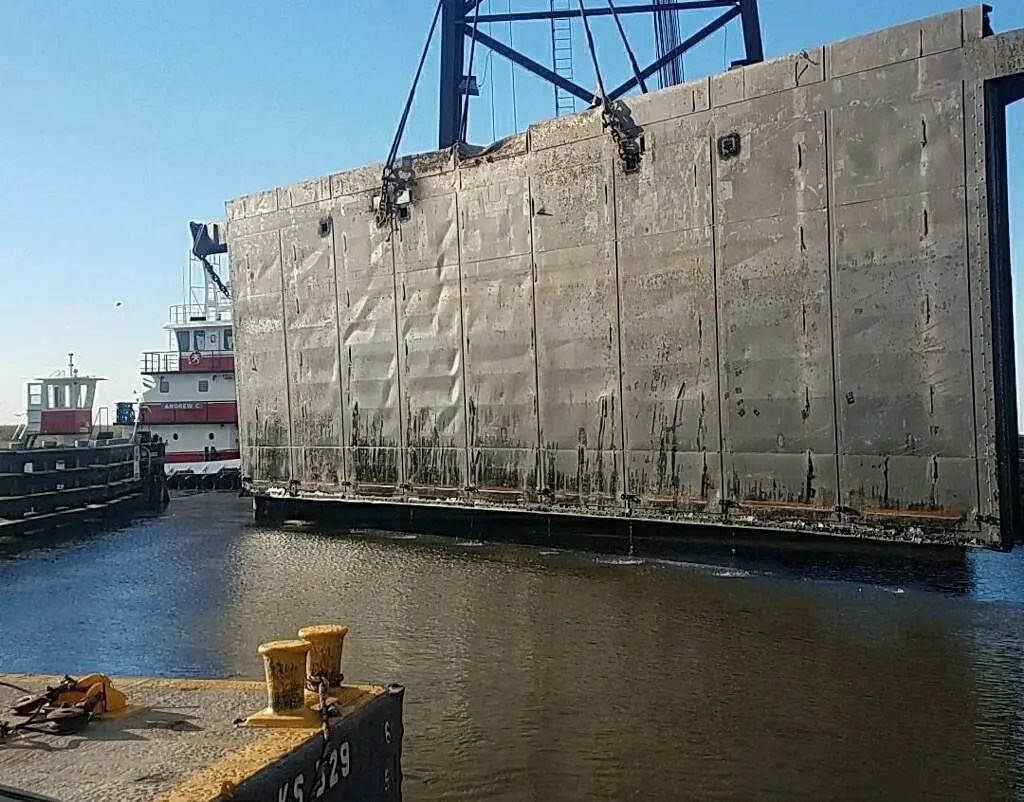 Empire, LA Floodgate Removal Cycle Construction