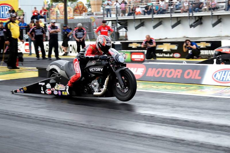 Nitro Fish Returns to Support Twotime Pro Stock Motorcycle Champ Matt