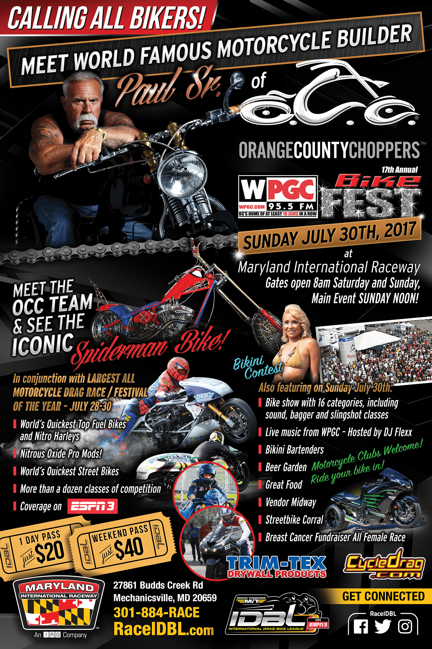Orange County Chopper Events 2023 Paul Teutul Sr. And Orange County Choppers To Take Part In Idbl Bike Fest, July 30 At Maryland International Raceway – Drag Bike News