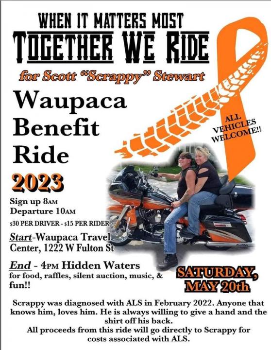 Waupaca Benefit Ride 2023 CycleFish