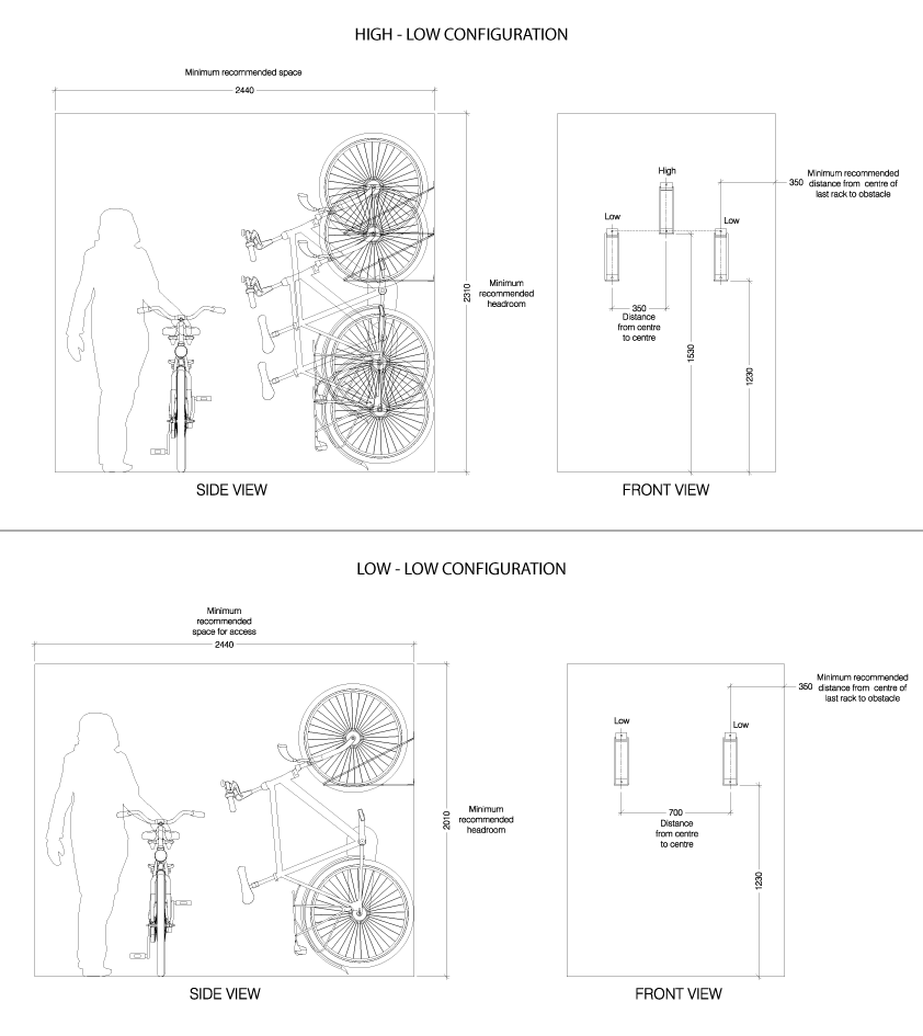 Vertical Bike Rack Cyclehoop