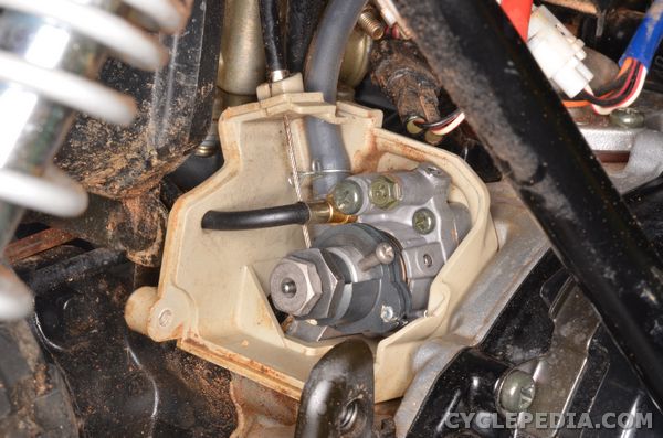 Autolube Pump Adjustment CYCLEPEDIA Yamaha PW50 Online Manual